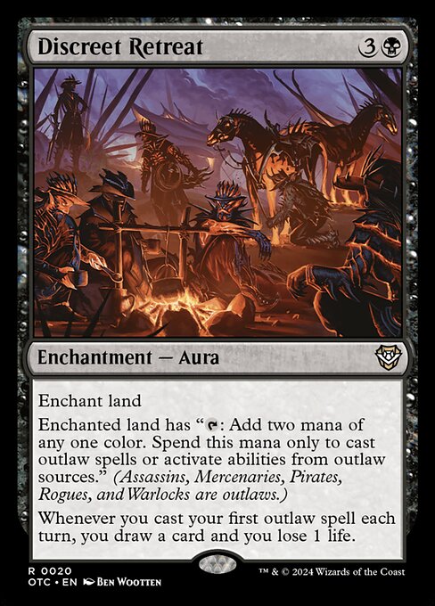 Discreet Retreat (20) [Outlaws of Thunder Junction Commander]