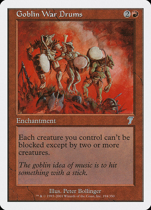 Goblin War Drums (194) [Seventh Edition]
