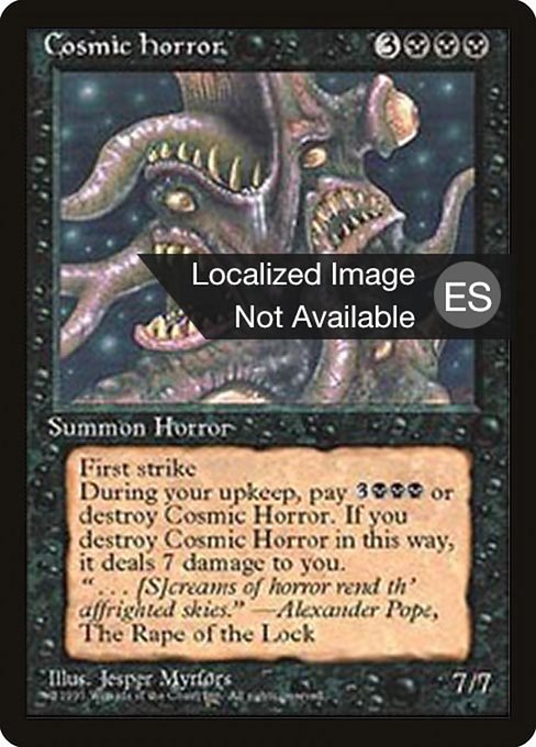 Cosmic Horror (126) [Fourth Edition Foreign Black Border]