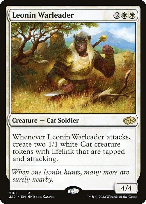 Leonin Warleader (208) [Jumpstart 2022]