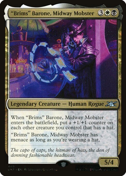 "Brims" Barone, Midway Mobster (449) [Unfinity]