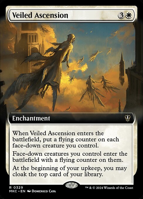 Veiled Ascension (329) [Murders at Karlov Manor Commander] [Extended Art]