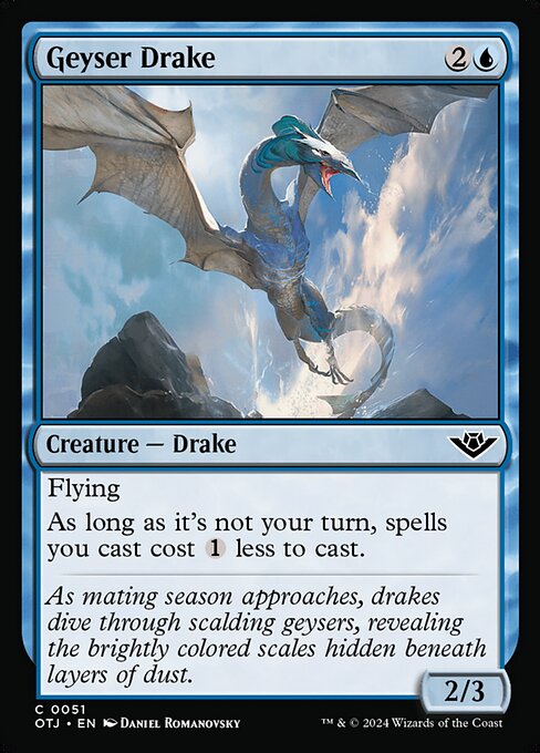 Geyser Drake (51) [Outlaws of Thunder Junction]