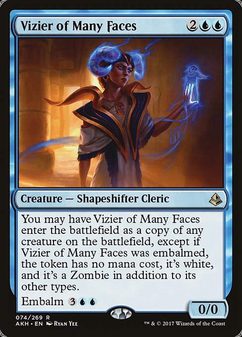 Vizier of Many Faces (74) [Amonkhet]