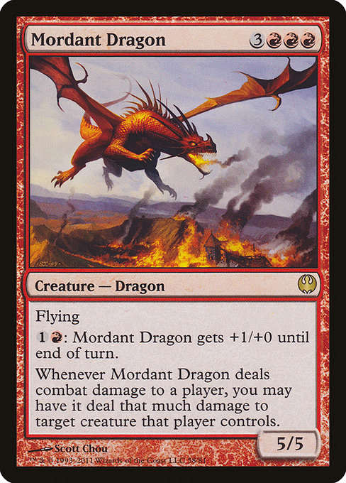 Mordant Dragon (58) [Duel Decks: Knights vs. Dragons]