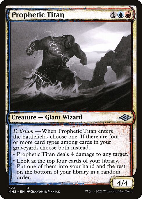 Prophetic Titan (373) [Modern Horizons 2] [Showcase]