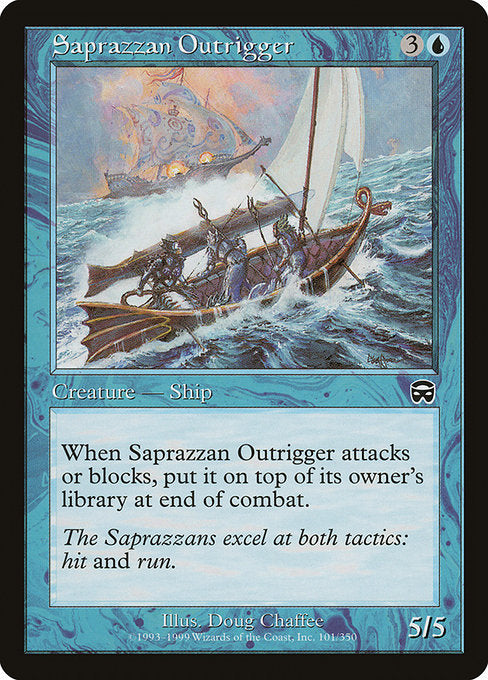 Saprazzan Outrigger (101) [Mercadian Masques]