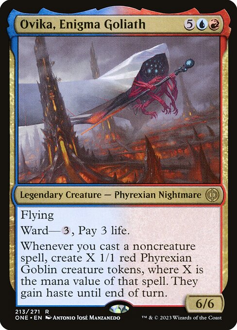 Ovika, Enigma Goliath (213) [Phyrexia: All Will Be One]