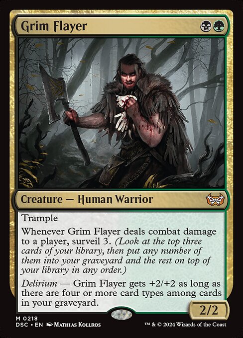 Grim Flayer (218) [Duskmourn: House of Horror Commander]
