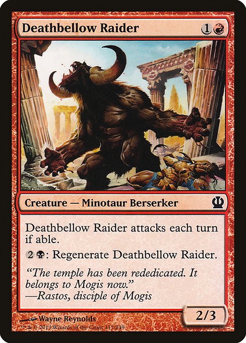 Deathbellow Raider (117) [Theros]