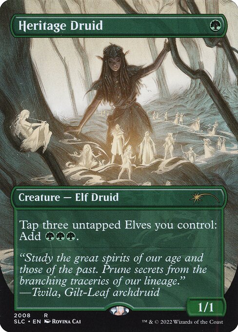Heritage Druid (2008) [Secret Lair 30th Anniversary Countdown Kit] [Borderless]