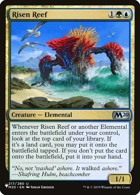 Risen Reef (M20-217) [The List]