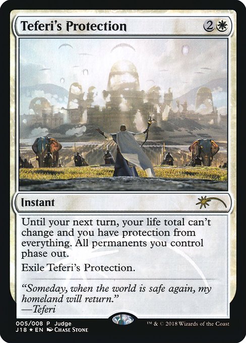 Teferi's Protection (5) [Judge Gift Cards 2018]