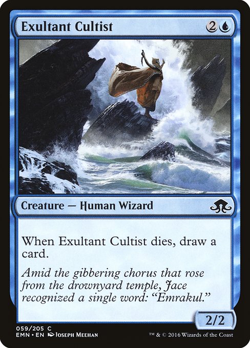 Exultant Cultist (59) [Eldritch Moon]