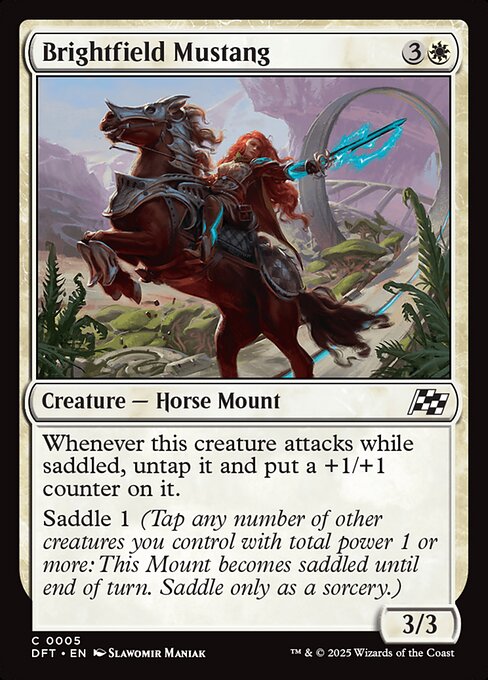 Brightfield Mustang (5) [Aetherdrift]