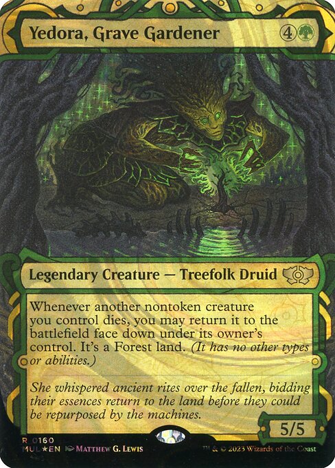Yedora, Grave Gardener (160) [Multiverse Legends] [Showcase, Borderless]