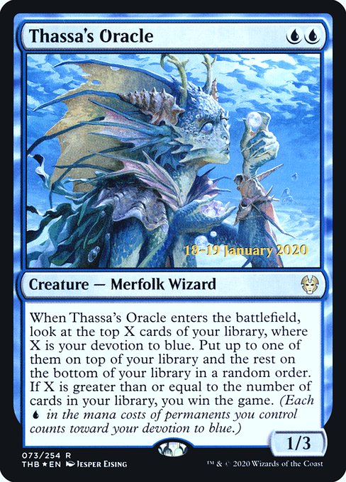 Thassa's Oracle (73s) [Theros Beyond Death Promos]