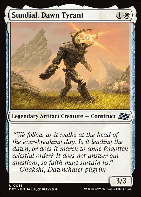 Sundial, Dawn Tyrant (31) [Aetherdrift]