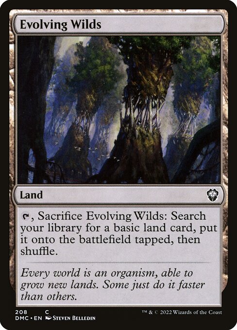 Evolving Wilds (208) [Dominaria United Commander]