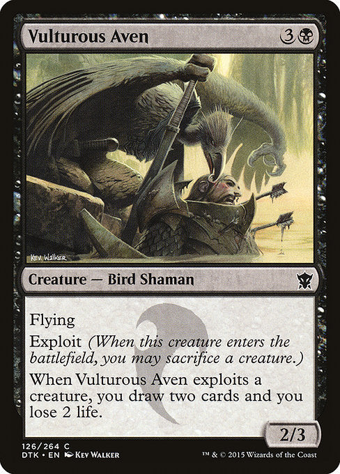 Vulturous Aven (126) [Dragons of Tarkir]