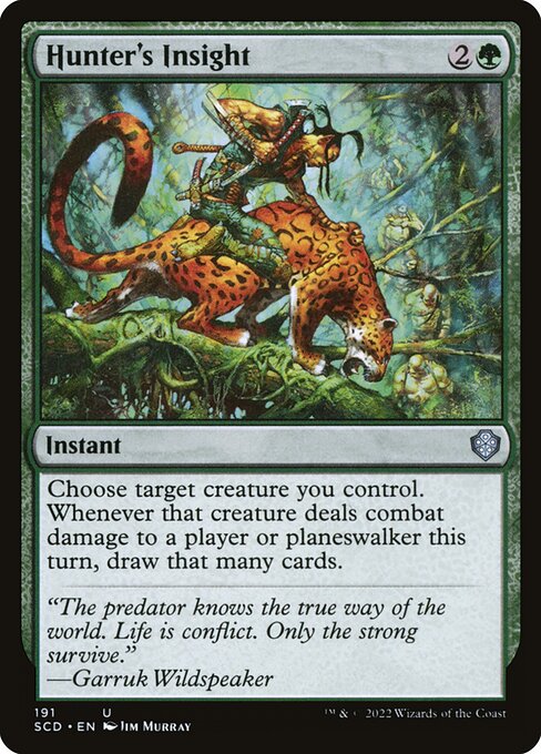 Hunter's Insight (191) [Starter Commander Decks]