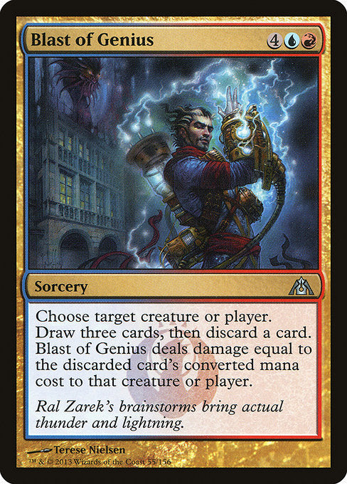 Blast of Genius (55) [Dragon's Maze]