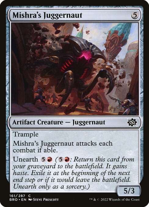 Mishra's Juggernaut (161) [The Brothers' War]