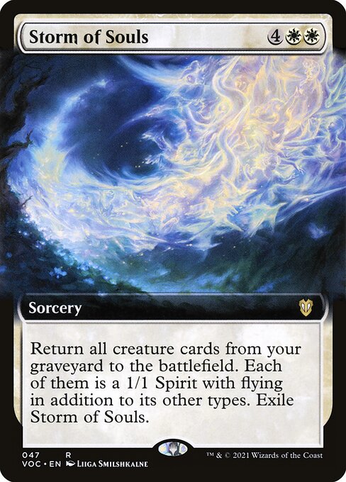 Storm of Souls (47) [Crimson Vow Commander] [Extended Art]