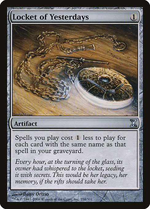 Locket of Yesterdays (258) [Time Spiral]