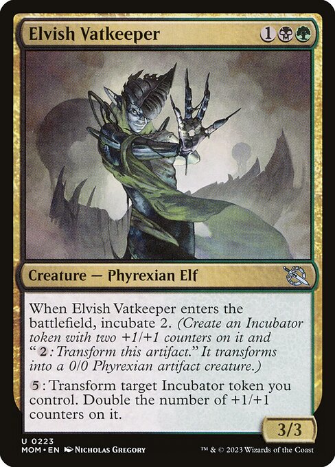 Elvish Vatkeeper (223) [March of the Machine]