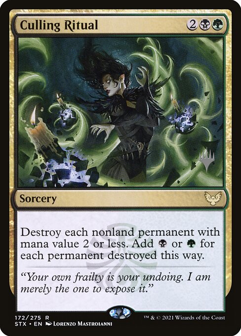 Culling Ritual (172p) [Strixhaven: School of Mages Promos]