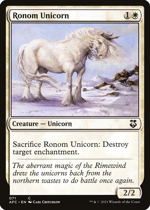 Ronom Unicorn (71) [Forgotten Realms Commander]