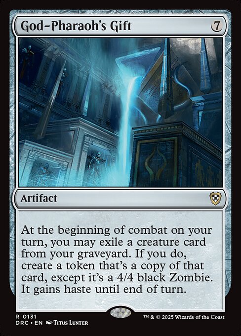 God-Pharaoh's Gift (131) [Aetherdrift Commander]