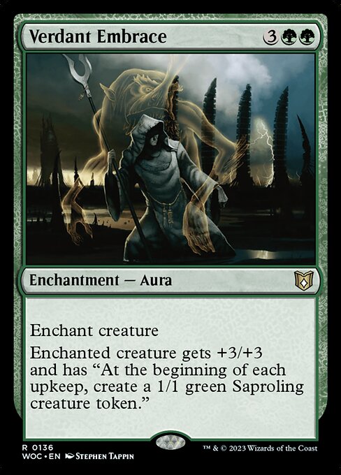 Verdant Embrace (136) [Wilds of Eldraine Commander]