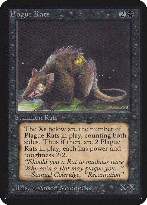 Plague Rats (121) [Limited Edition Alpha]