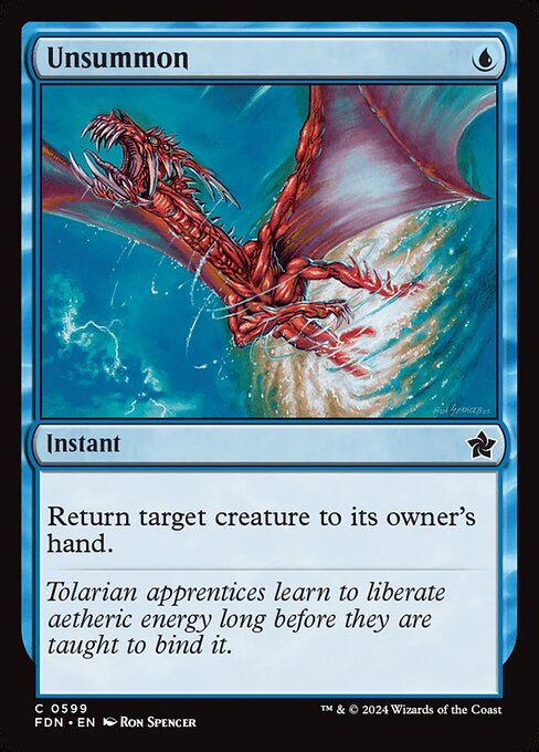Unsummon (599) [Foundations]