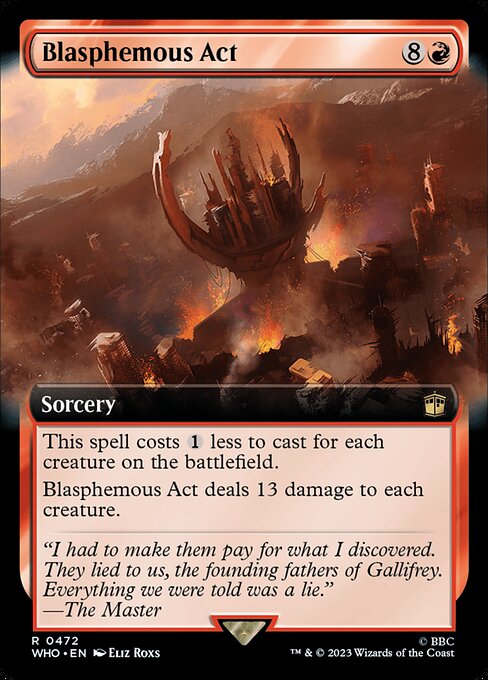 Blasphemous Act (472) [Doctor Who] [Extended Art]