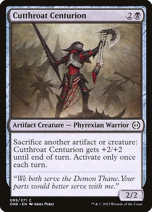 Cutthroat Centurion (89) [Phyrexia: All Will Be One]
