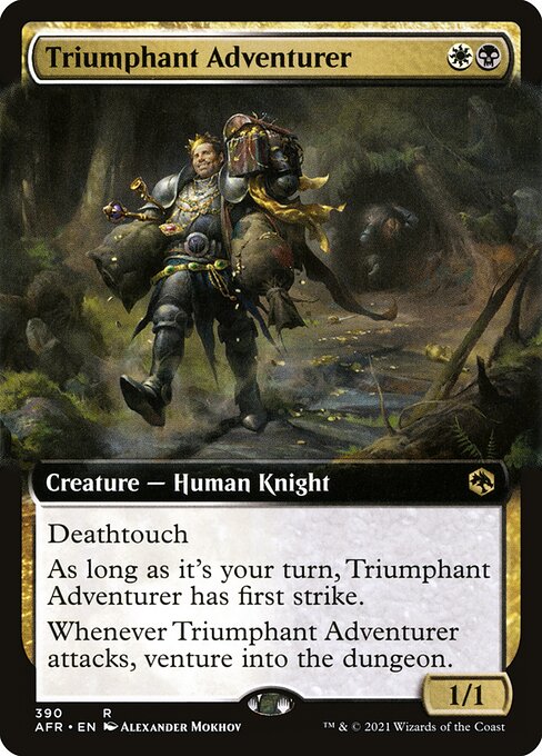 Triumphant Adventurer (390) [Adventures in the Forgotten Realms] [Extended Art]