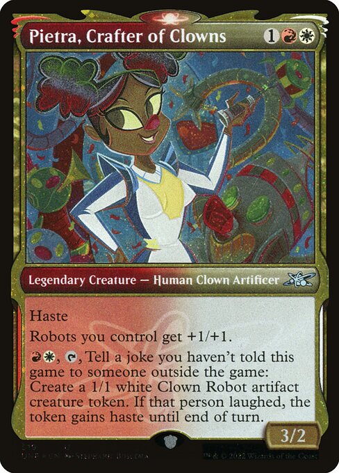 Pietra, Crafter of Clowns (519) [Unfinity] [Showcase]
