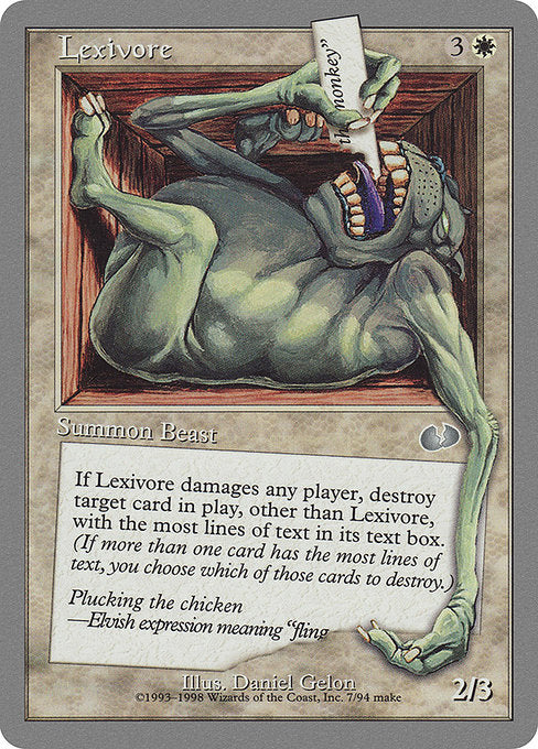 Lexivore (7) [Unglued]