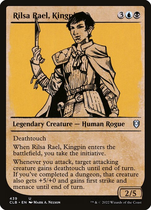 Rilsa Rael, Kingpin (439) [Commander Legends: Battle for Baldur's Gate] [Showcase]