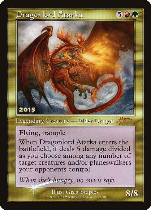 Dragonlord Atarka (23) [30th Anniversary Play Promos]