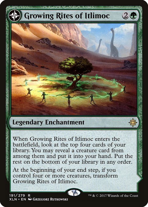 Growing Rites of Itlimoc // Itlimoc, Cradle of the Sun (191) [Ixalan]