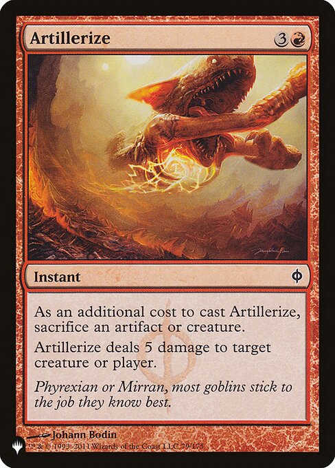 Artillerize (NPH-79) [The List]