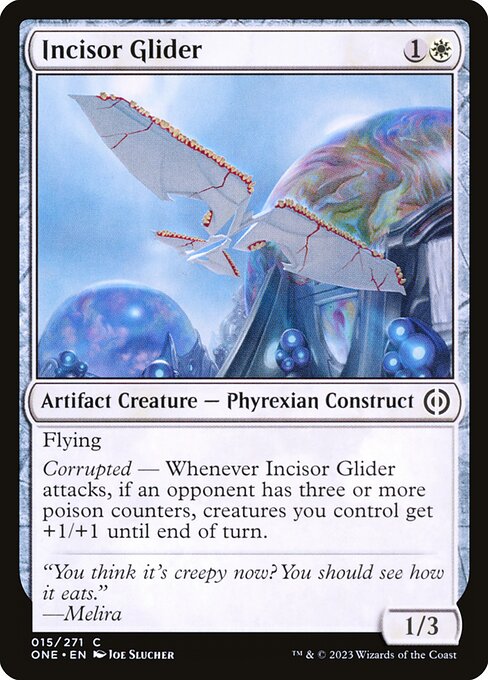 Incisor Glider (15) [Phyrexia: All Will Be One]