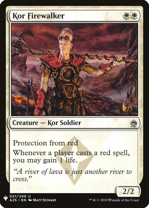 Kor Firewalker (A25-21) [The List]