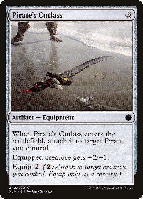 Pirate's Cutlass (242) [Ixalan]