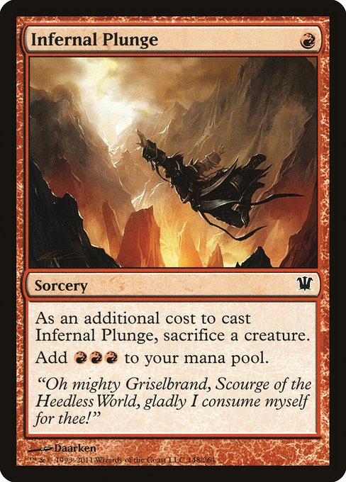 Infernal Plunge (148) [Innistrad]