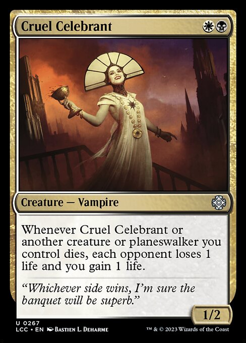 Cruel Celebrant (267) [The Lost Caverns of Ixalan Commander]